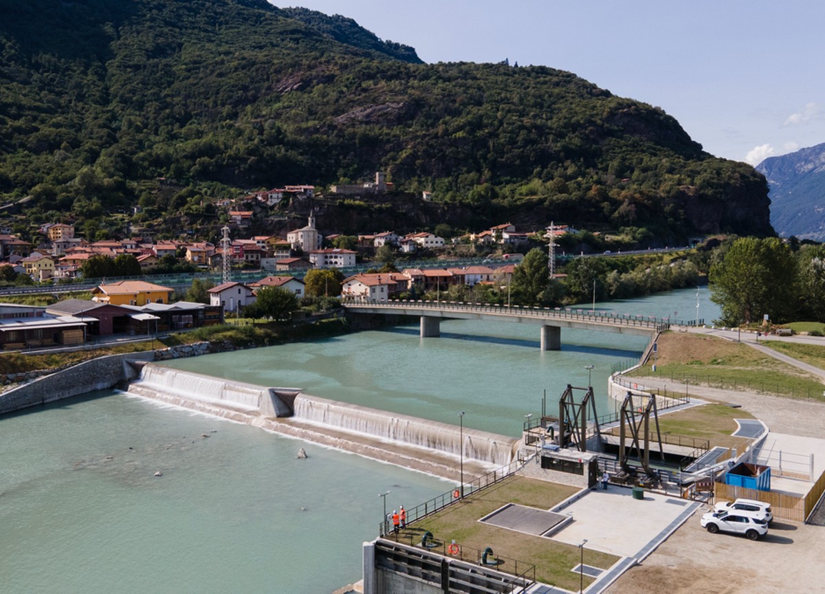 Edison, inaugurata la nuova centrale idroelettrica a Quassolo