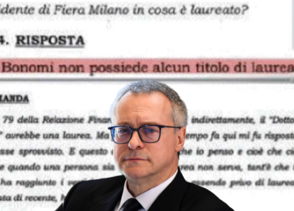 Il ragionier Bonomi vuole la Luiss, la legge ad personam per un “senza laurea” Il ragionier Bonomi vuole la Luiss, la legge ad personam per un “senza laurea”