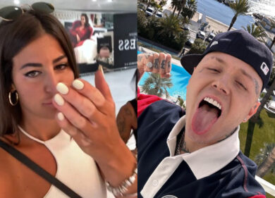 “Scendi dal piedistallo”, fan litiga con Lazza che nega la foto