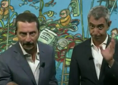 Giambruno nuovo “feticcio” per Luca e Paolo: siparietto esilarante su La7