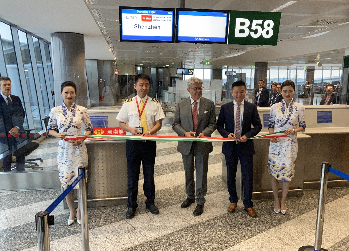 SEA, inaugurato a Malpensa un nuovo collegamento diretto per la Cina SEA, inaugurato a Malpensa un nuovo collegamento diretto per la Cina