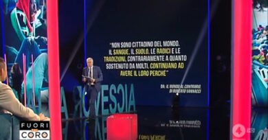 Ascolti tv, Fuori dal coro cala sulla settimana. Ma guadagna share sul 2022
