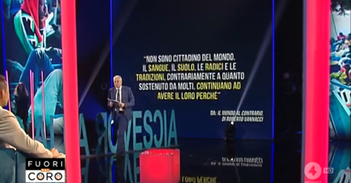 Ascolti tv, Fuori dal coro cala sulla settimana. Ma guadagna share sul 2022 Ascolti tv, Fuori dal coro cala sulla settimana. Ma guadagna share sul 2022