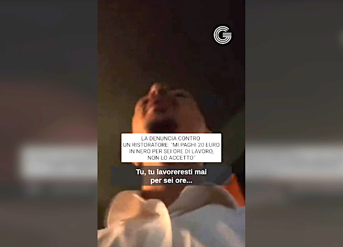 Cameriere sbotta su Tik Tok: “Pagato 20 euro per 6 ore: è sfruttamento” Cameriere sbotta su Tik Tok: “Pagato 20 euro per 6 ore: è sfruttamento”