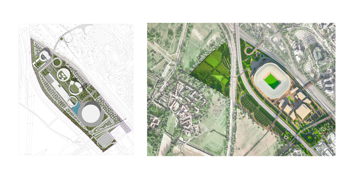 Stadio Milan San Donato proposta variante