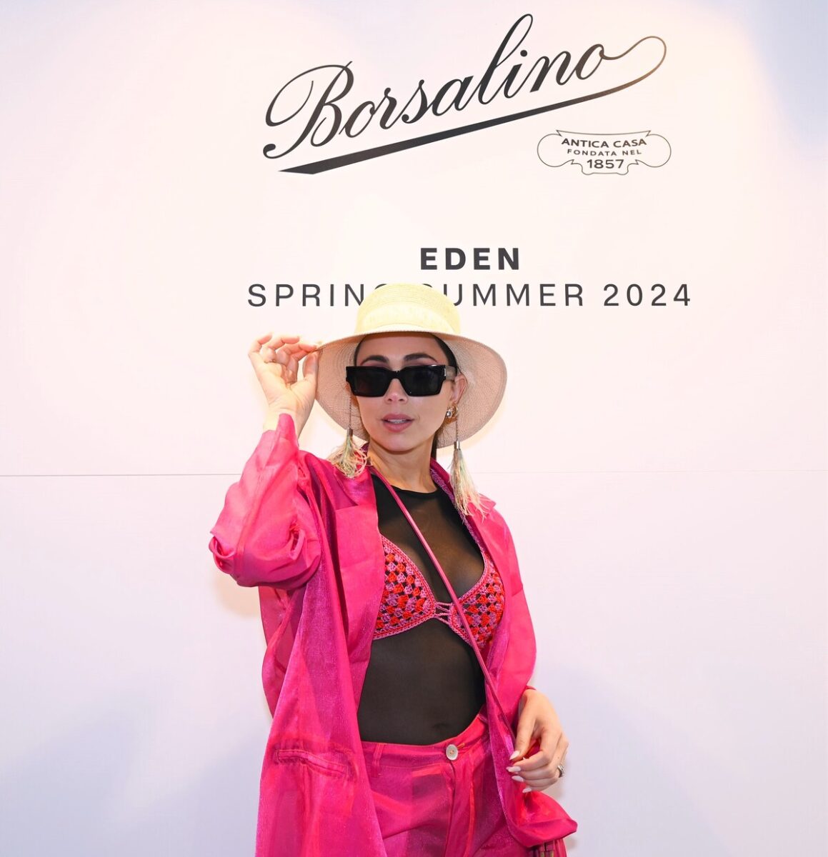 BORSALINO il fascino della natura per la primavera estate 2024 BORSALINO il fascino della natura per la primavera estate 2024