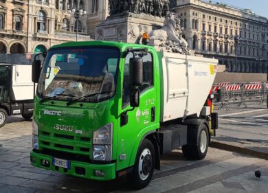 Amsa, ricicleria temporanea in via Ripamonti
