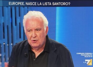 Santoro in campo alle europee lancia la sua lista: “Non sarà un partito di Sx”