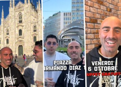 Donato De Caprio apre “Con mollica o senza” a Milano (con buffet gratuito)