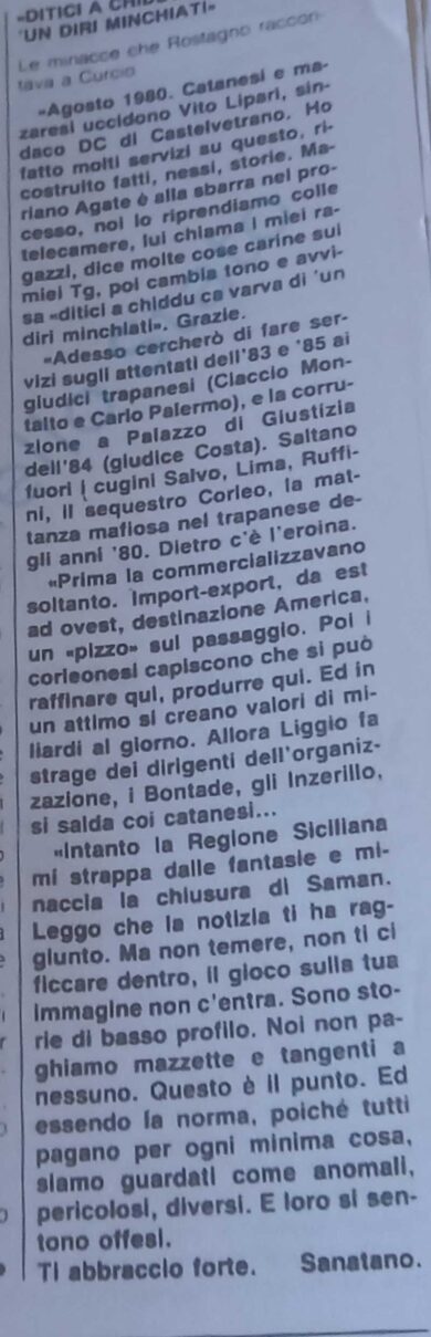 “Stato canaglia”, quando il Sismi allestì il centro Scorpione. Tutti segreti