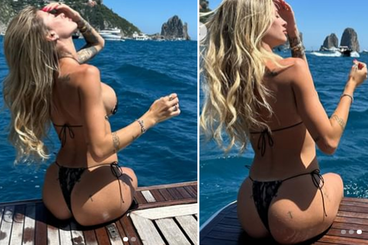 Chiara Nasti, lady Zaccagni prolunga l’estate: l’ottobrata record diventa bollente