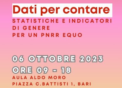 Dati per contare, il convegno che guarda al PNRR da una prospettiva di genere