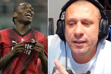 Leao, Cassano e l’emoticon del pagliaccio: che botta e risposta
