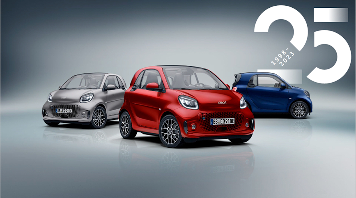 Smart, festeggia i 25 anni con la serie speciale EQ fortwo 25th anniversary Smart, festeggia i 25 anni con la serie speciale EQ fortwo 25th anniversary