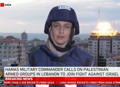 Missile israeliano contro la “Palestine Tower”: Diretta di Al Jazeera