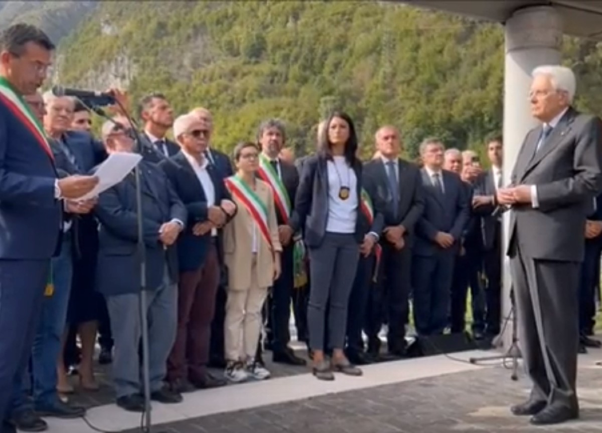 Vajont, Mattarella: “Tormento che interroga le coscienze” Vajont, Mattarella: “Tormento che interroga le coscienze”