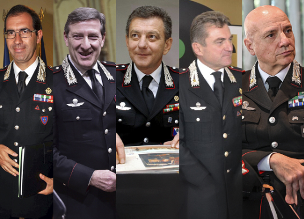 Carabinieri, nominati cinque generali di Corpo d’armata. I nomi Carabinieri, nominati cinque generali di Corpo d’armata. I nomi