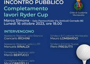Ryder Cup: cantieri ancora da ultimare e cartelli dimenticati, resa dei conti
