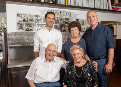 Roma, Giggetto al Portico D’ottavia festeggia 100 anni di cucina alla Giudia