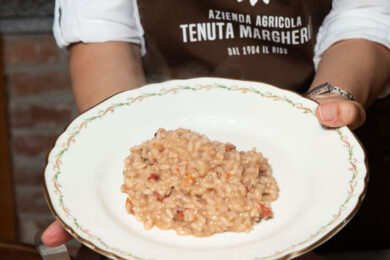 Riso vercellese di Tenuta Margherita top mondiale, il segreto? Lavorazione a pietra di secondo grado