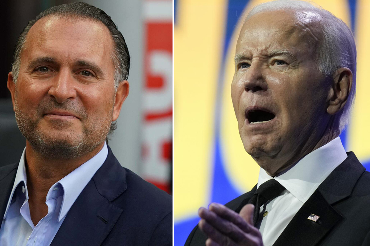 Galleria foto 'Gerry Cardinale show: “Forza Milan” davanti a Joe Biden. E cita Ibrahimovic' - foto 1