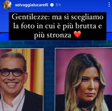 Selvaggia Lucarelli-Balivo, botta e risposta sulla foto “più brutta e stronza”
