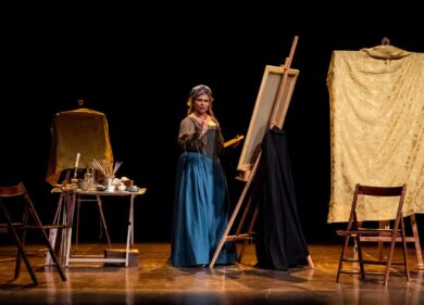Roma, Debora Caprioglio da sogno: a teatro nei panni di Artemisia Gentileschi