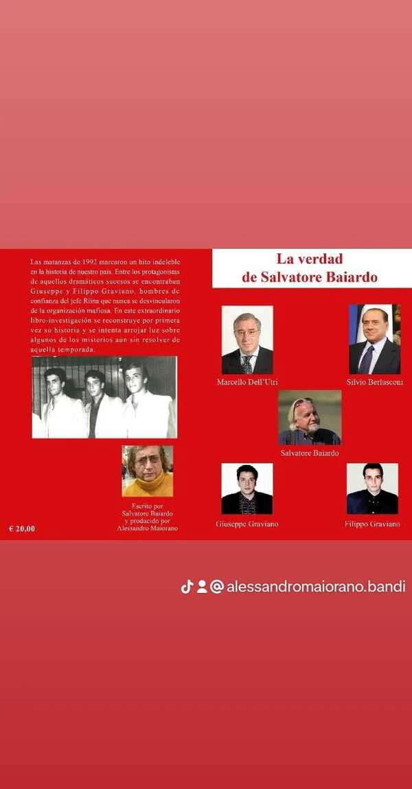 “La verità di Salvatore Baiardo”: il libro del tuttofare dei boss. Anteprima