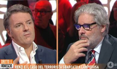 Ascolti tv, Dritto e Rovescio batte Piazzapulita con Nordio e Renzi