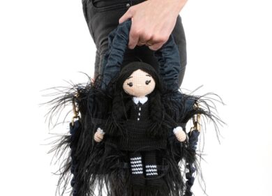 Per Halloween ecco la mercoledì bag de La Milanesa