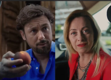 Giambruno-Meloni nello spot di Esselunga: ecco la pesca della discordia