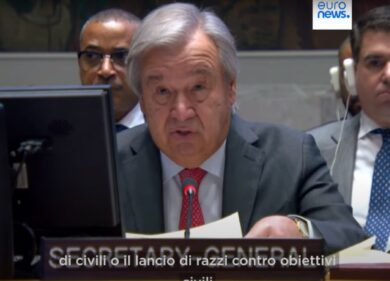 Onu, Guterres: “Gli attacchi di Hamas non nascono dal nulla”. VIDEO INTEGRALE