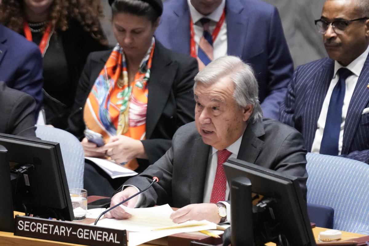 Guerra a Gaza, perché l’attacco al segretario Onu Guterres è ingiustificato Guerra a Gaza, perché l’attacco al segretario Onu Guterres è ingiustificato