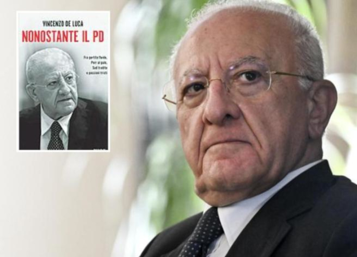 De Luca, il libro contro il Pd vola: traballa il primato di Vannacci De Luca, il libro contro il Pd vola: traballa il primato di Vannacci