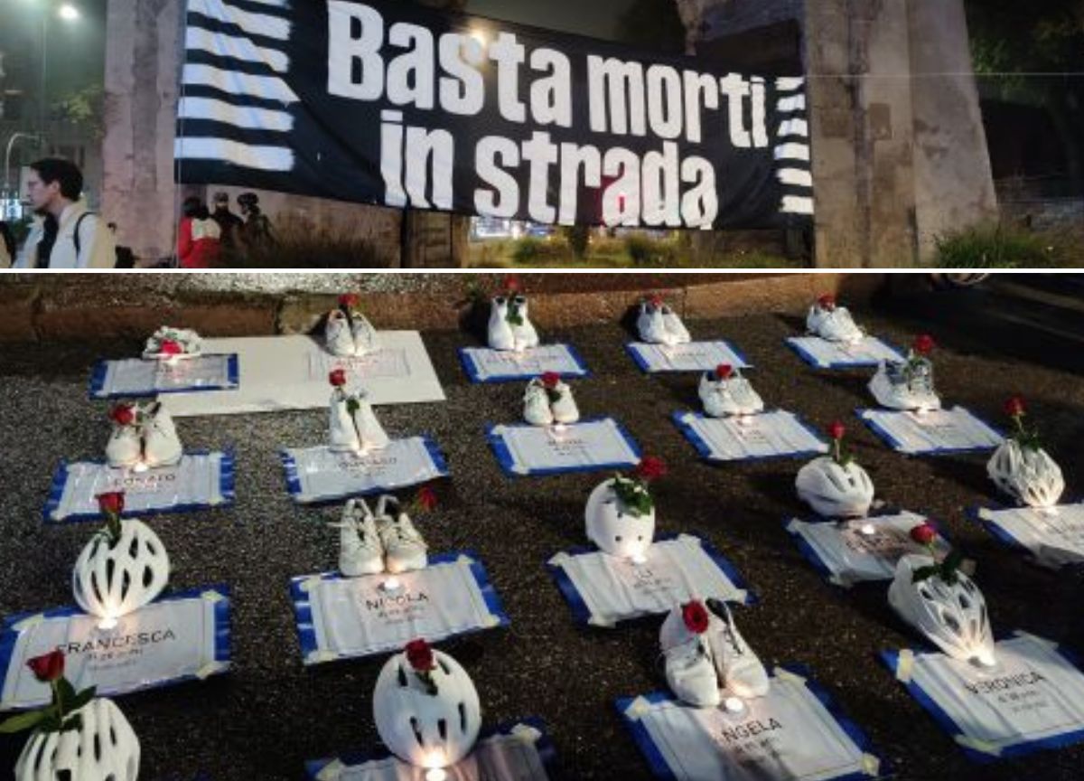 “Basta morti in strada”: la manifestazione a Milano. FOTO