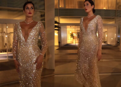 Valentina Vignali, scollatura vertiginosa! E regina Nba sul campo dei Celtics