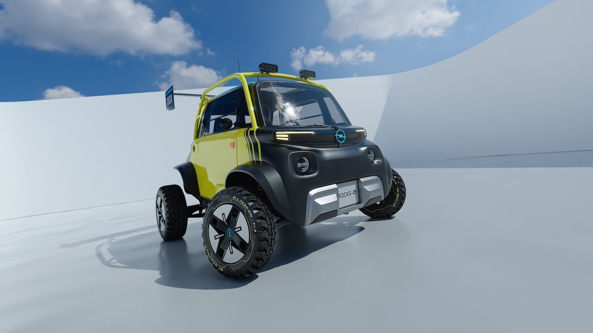 Opel Rocks e-XTREME, debutta ai saloni dell’auto di Zurigo ed Essen Opel Rocks e-XTREME, debutta ai saloni dell’auto di Zurigo ed Essen
