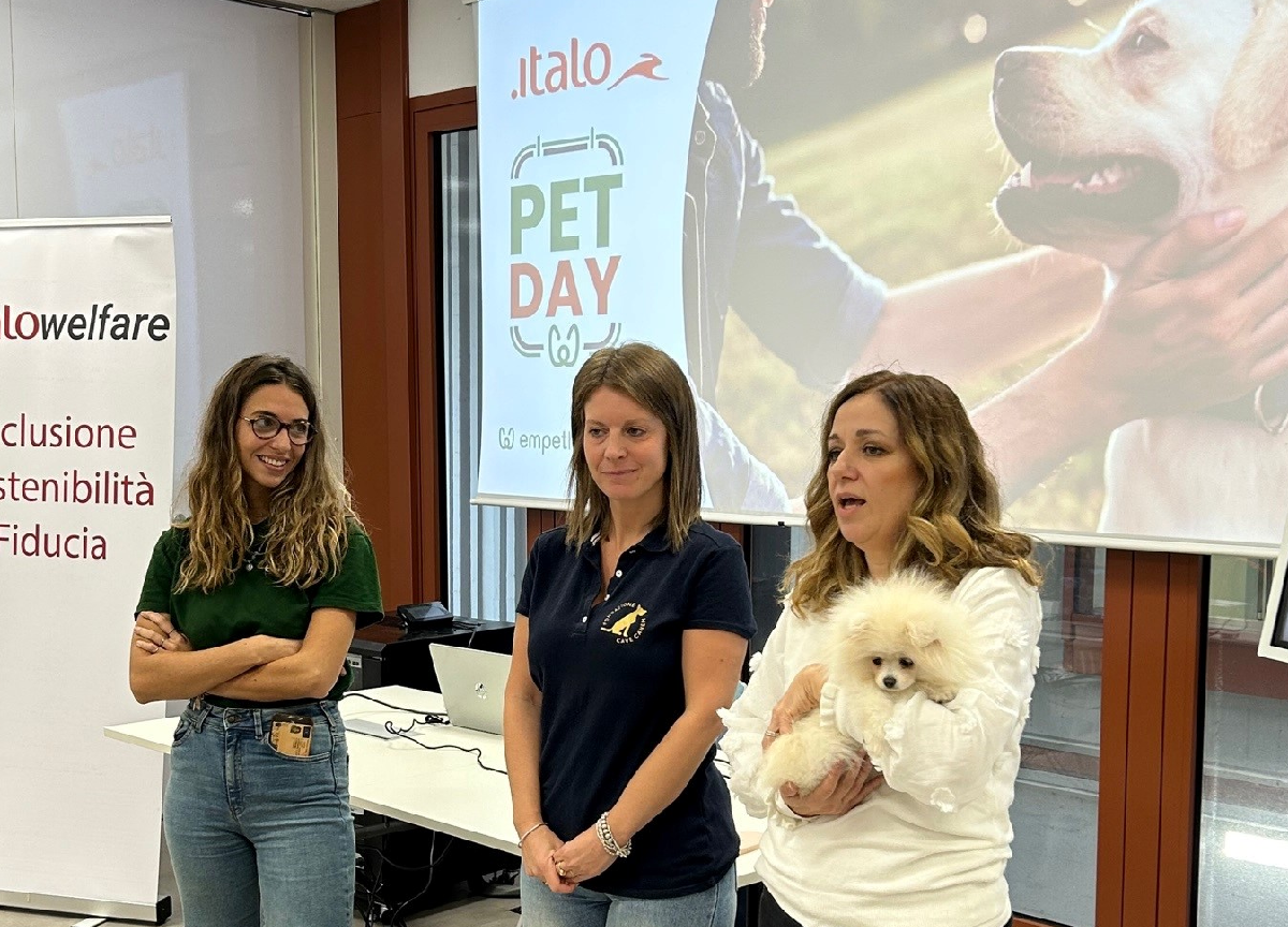 Italo incoraggia il volontariato tra i dipendenti con il 1° Pet Day aziendale Italo incoraggia il volontariato tra i dipendenti con il 1° Pet Day aziendale