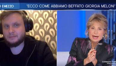 Ascolti tv. Gruber ringrazia il comico russo. Otto e Mezzo sfiora il 9%