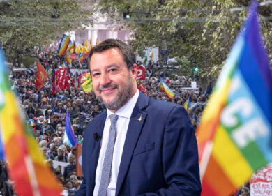 La Lega scende in piazza con una manifestazione per i “Valori” dell’Occidente