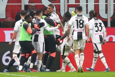 Milan disastro con l’Udinese (ma il rigore non c’era). Pioli: “Fischi giusti”