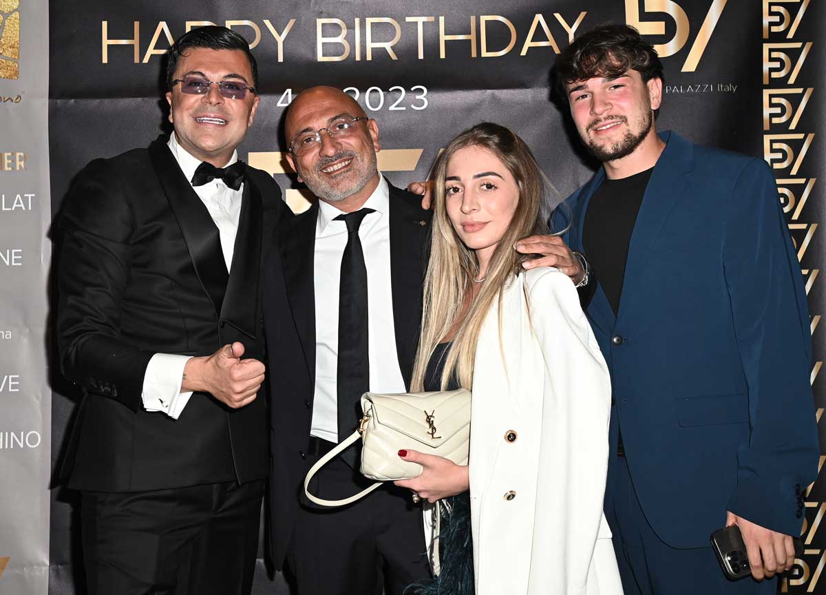 Generone romano caviale e champagne per la festa all’inflazione di Palazzi