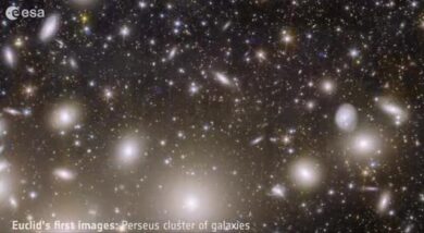 Le straordinarie prime cinque “cartoline spaziali” del telescopio Euclid