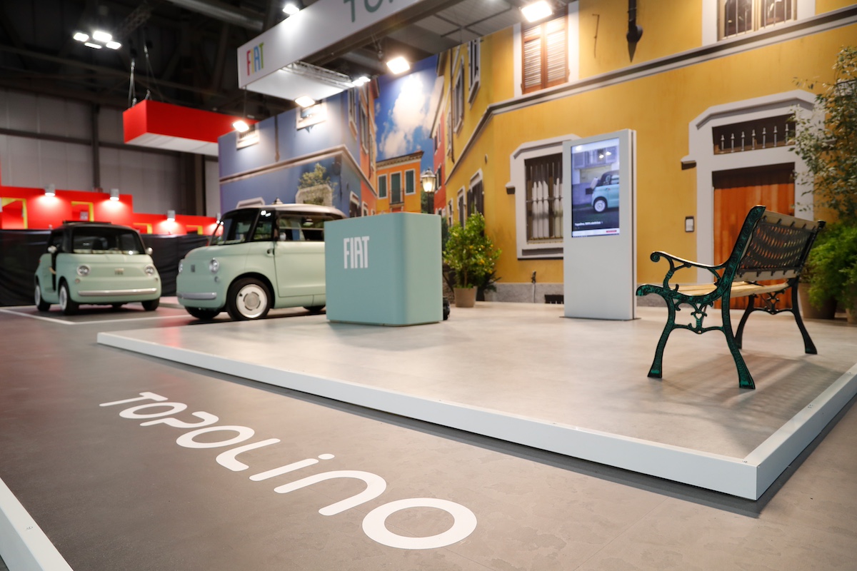 Fiat Topolino si svela all’EICMA 2023 Fiat Topolino si svela all’EICMA 2023