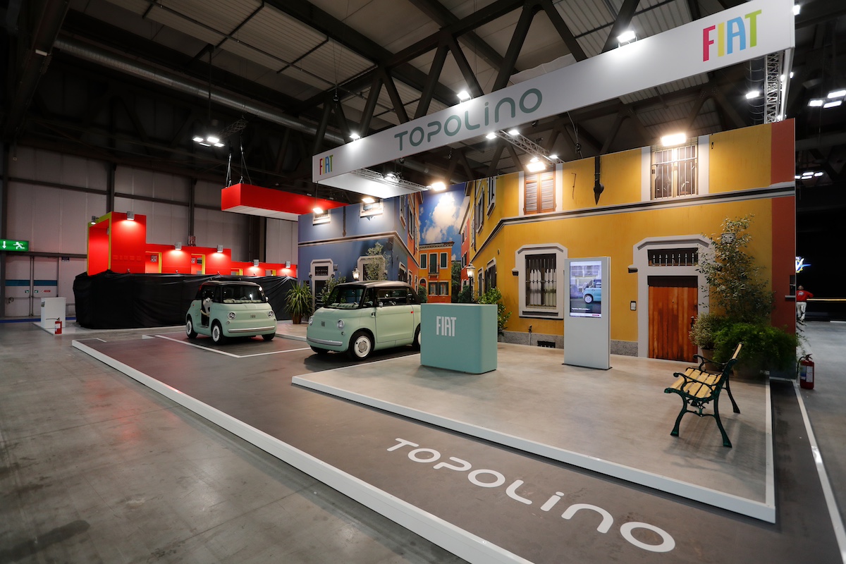 Fiat Topolino si svela all’EICMA 2023 Fiat Topolino si svela all’EICMA 2023