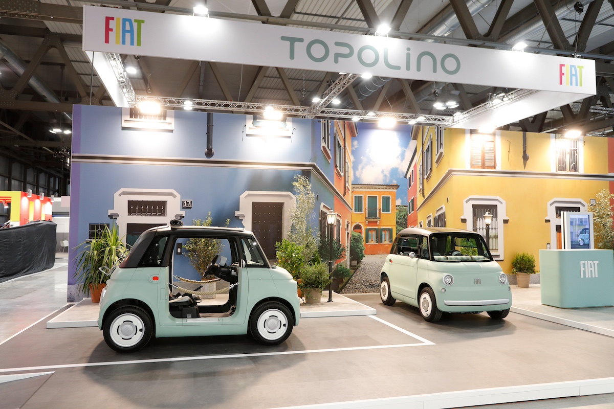 Fiat Topolino si svela all’EICMA 2023 Fiat Topolino si svela all’EICMA 2023