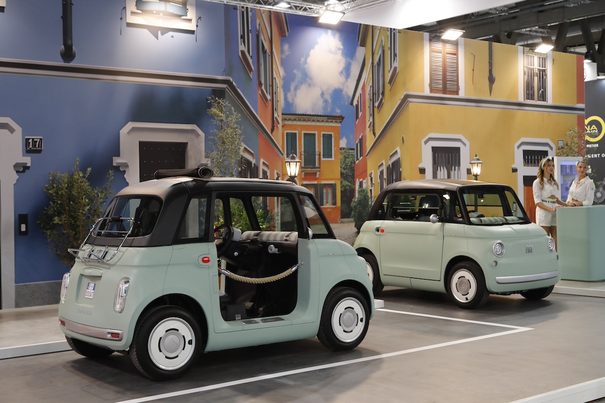 Fiat Topolino si svela all’EICMA 2023 Fiat Topolino si svela all’EICMA 2023