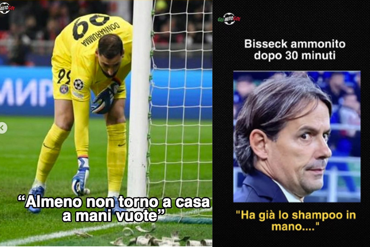 Donnarumma-Dollarumma, Longobarda di Bonucci e l’Inter che.. Champions, ironia social Donnarumma-Dollarumma, Longobarda di Bonucci e l’Inter che.. Champions, ironia social
