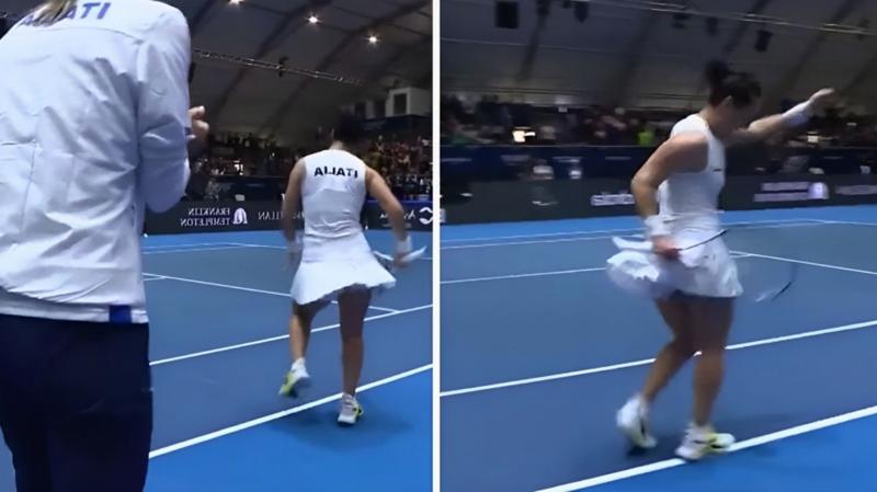 Martina Trevisan show, ‘balletto della vittoria’ della tennista è virale!