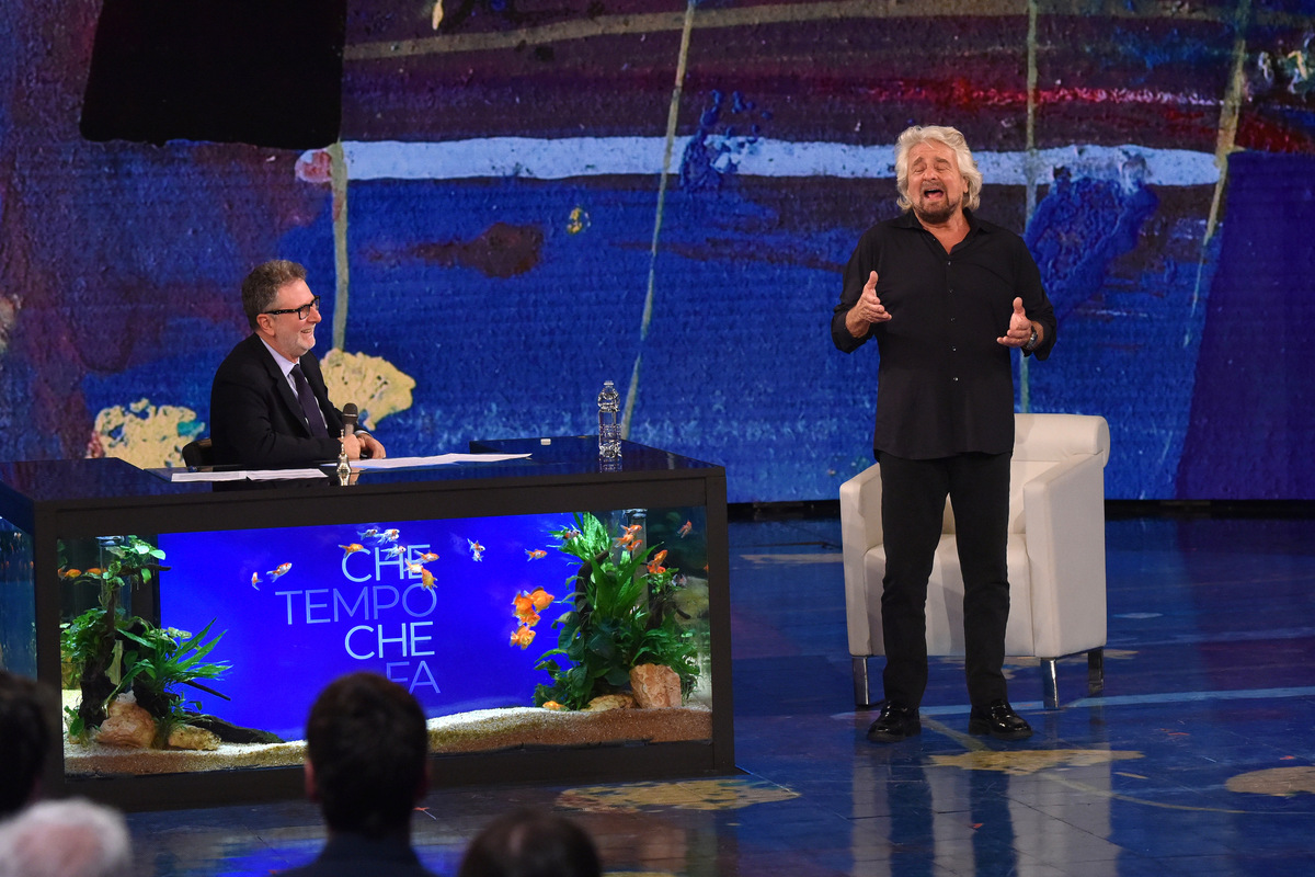 Grillo: “Ho peggiorato l’Italia, faccio danni”. Fazio: “Ora te ne accorgi…”
